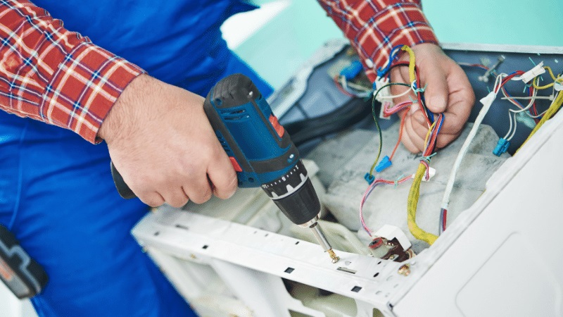 Alaşehir Şenocak Şenocak çamaşır makinesi kart tamiri – Su almama arızası orijinal parça ile giderildi. - Teknik servis örneği